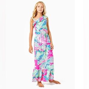 Lilly Pulitzer Girls Octavia Maxi Dress, Size XS